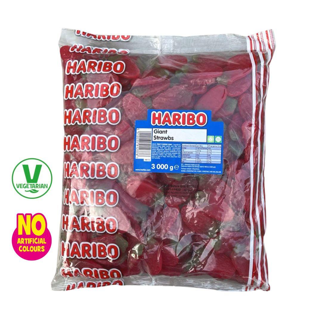 Haribo Giant Strawberrys 3kg