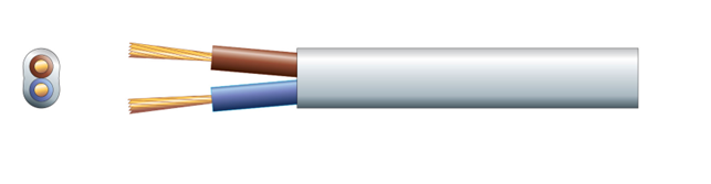 Best 2 X 0.75mm2 Or 3 Twisted Cable Twisted Electrical Wire Cloth