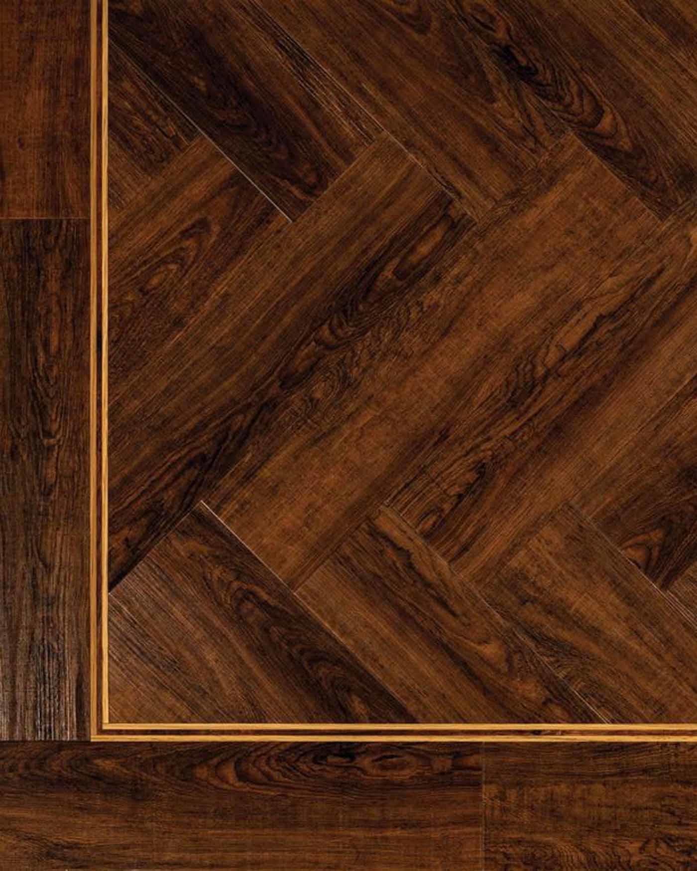 American Walnut herringbone ambiance luxury vinyl flooring