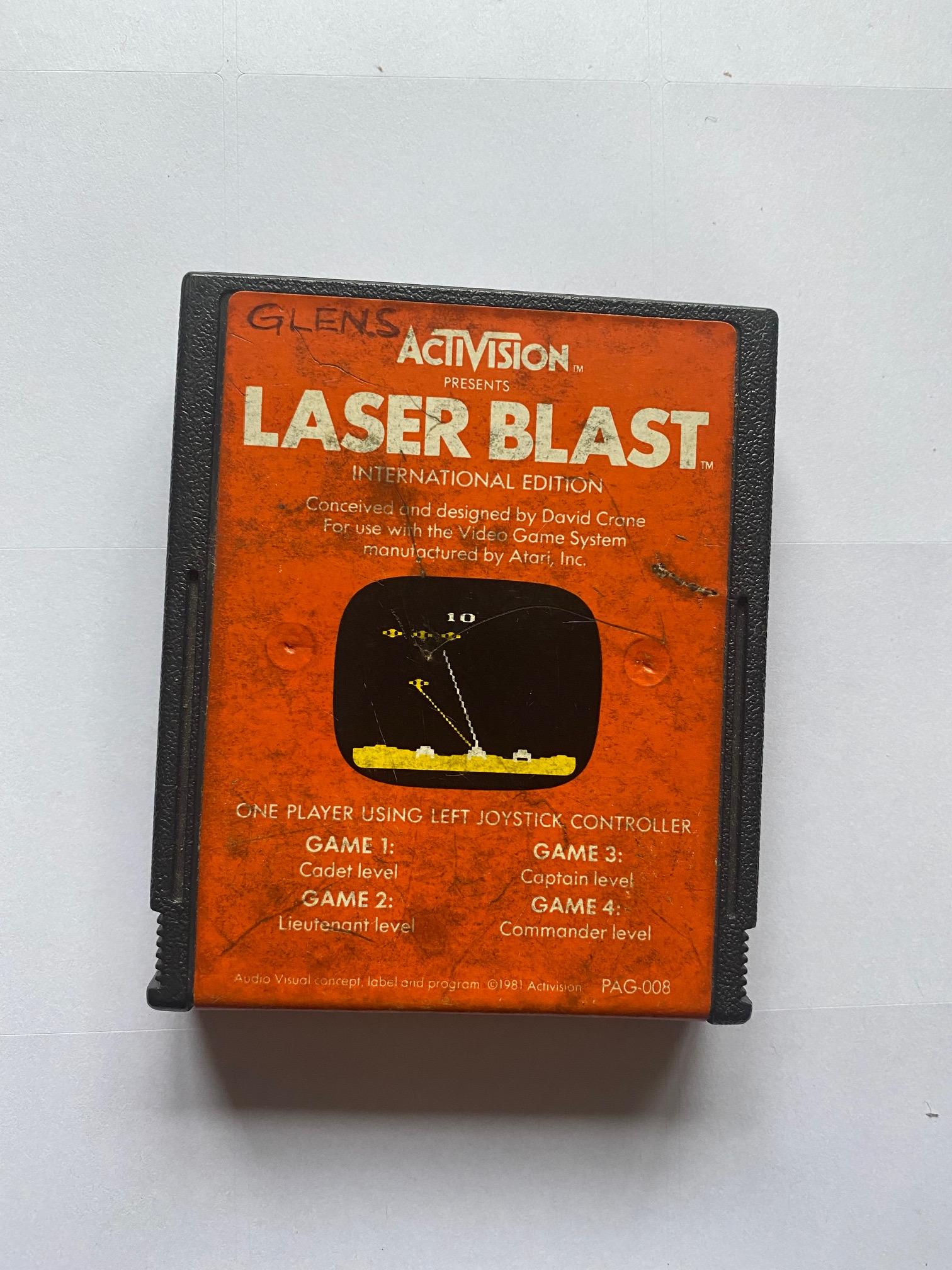 Laser Blast Atari Game