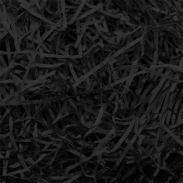 black shredded kraft paper