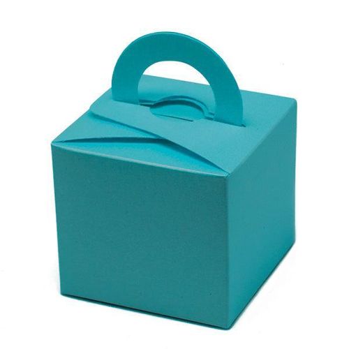 turquoise balloon weight box