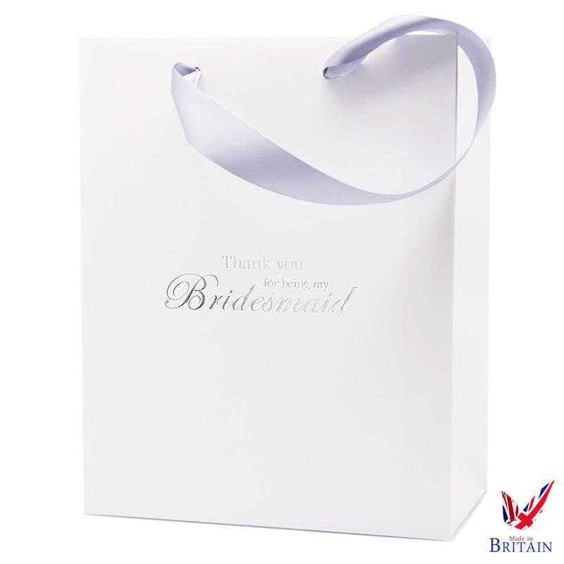 Luxury white wedding gift bag