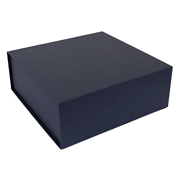 Navy blue magnetic gift box