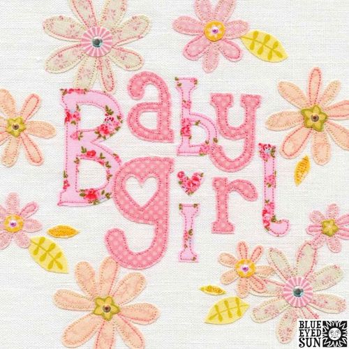 new baby girl card