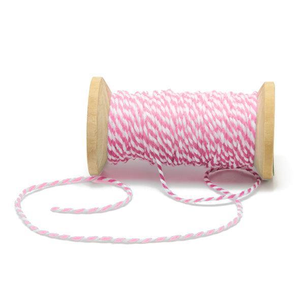 Eleganza Bakers Twine Pink and White