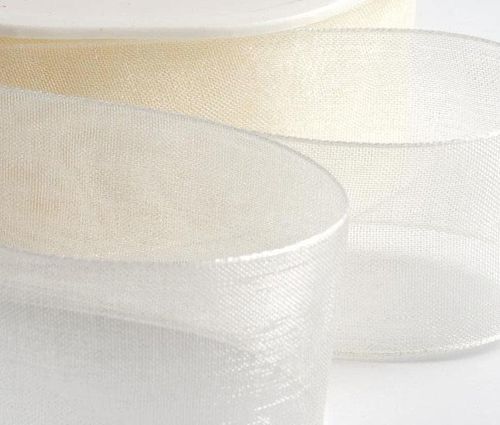 ivory organza ribbon