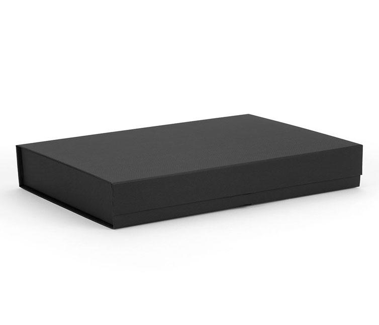 black magnetic gift box shallow
