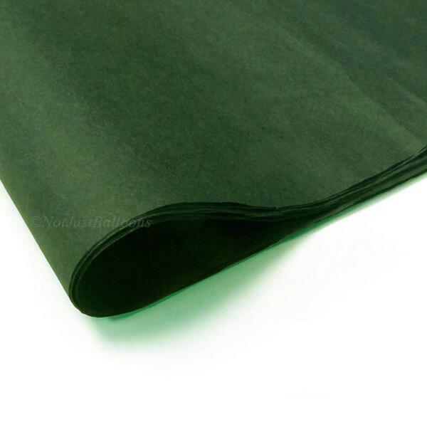 dark green tissue paper