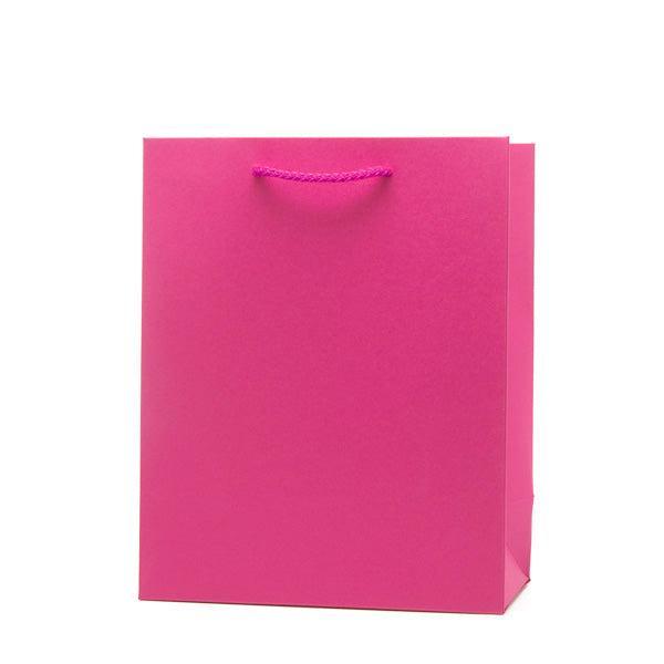 Bubblegum Pink Premium Matt Medium Gift Bag