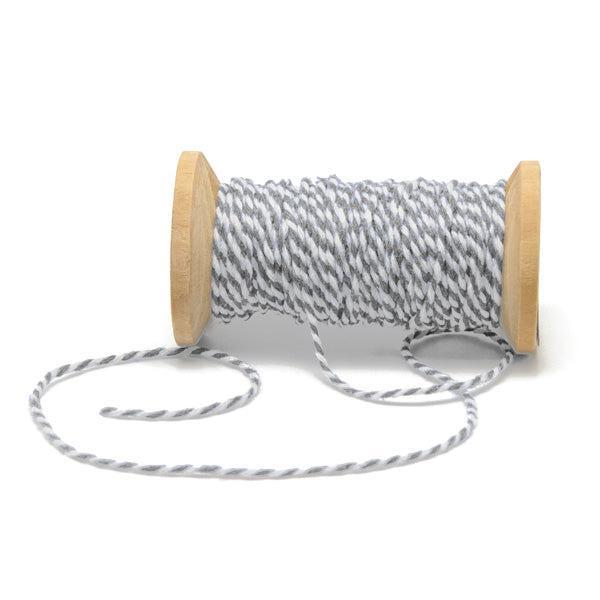 Eleganza Bakers Twine Silver and White