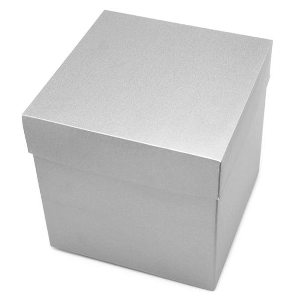 silver box and lid for gift
