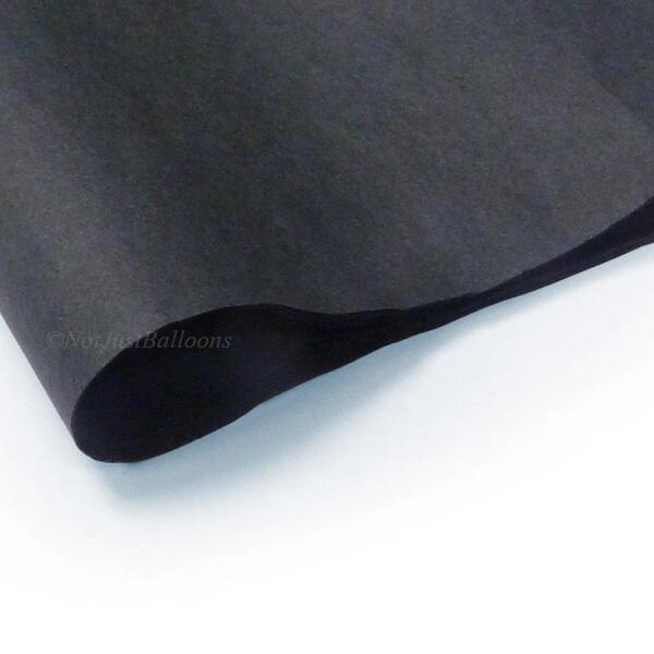 black tissue paper