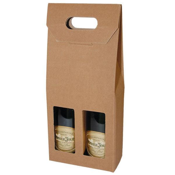 kraft 2 bottle wine gift box
