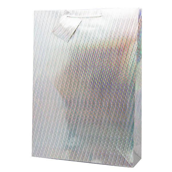 Silver Holographic Gift Bag LARGE