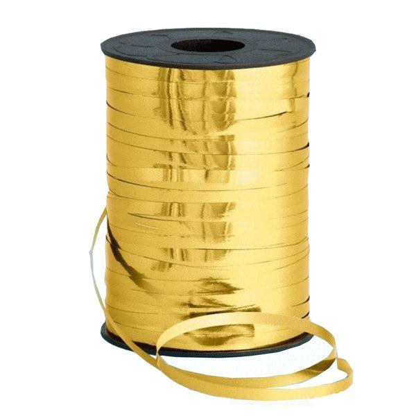 Gold metallic curling ribbon