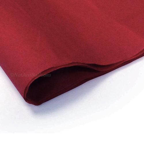 burgundy tissue paper