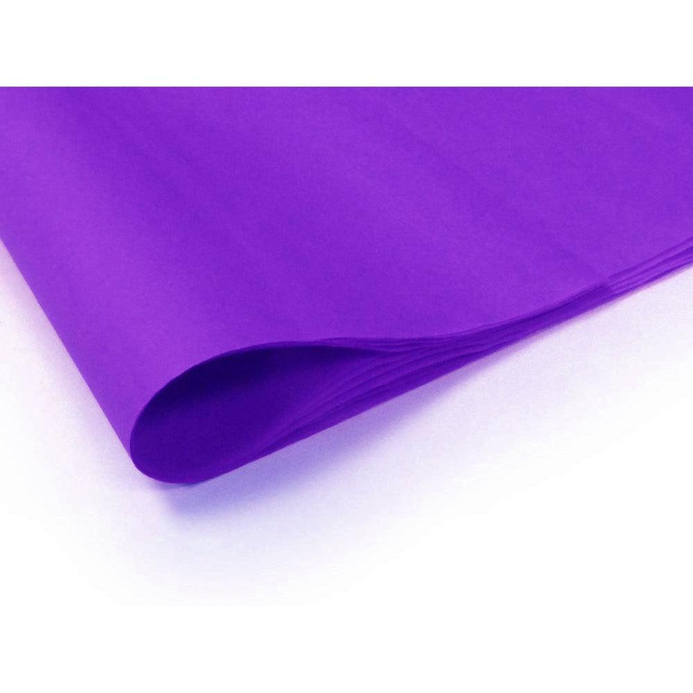 purple tissue paper