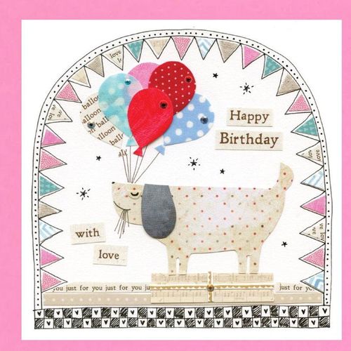 birthday dog card