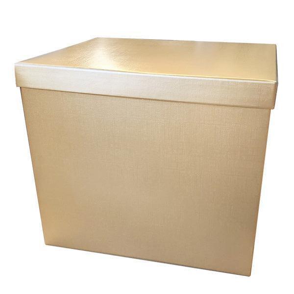 Large Gold Luxury Gold Gift Box. Perfect For Gifts or 6 Bottles of Wine