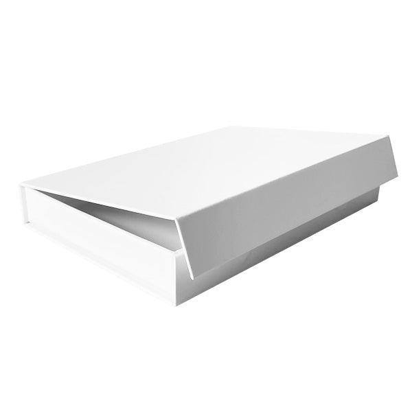 White shallow magnetic gift box