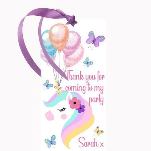 personalised unicorn gift card
