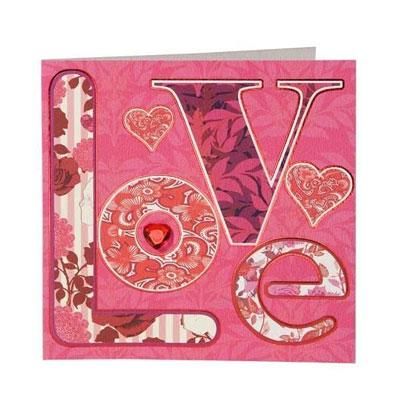 romantic card