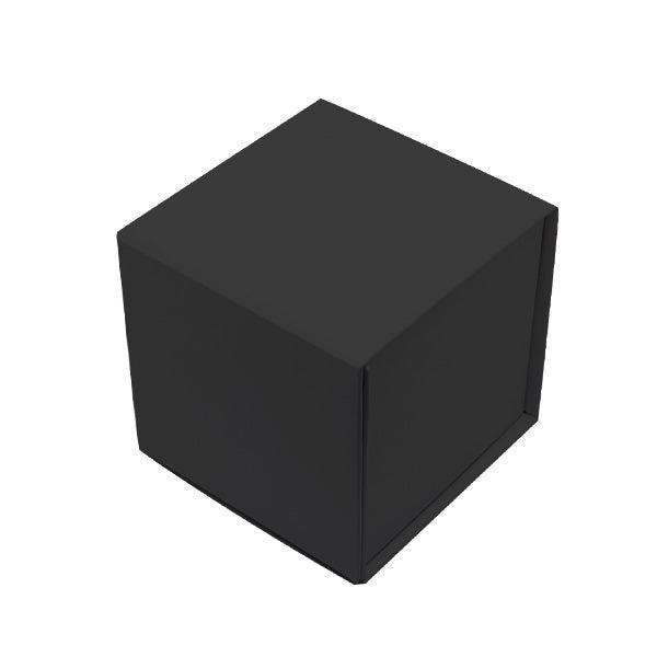 Black magnetic cube box