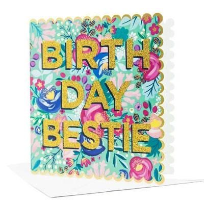 birthday bestie card