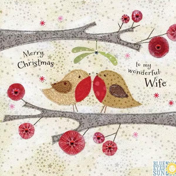 xmas card for wife