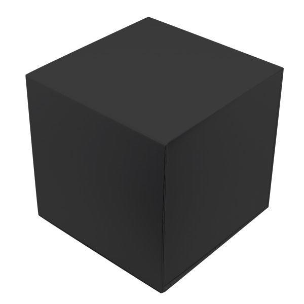 Black magnetic cube box