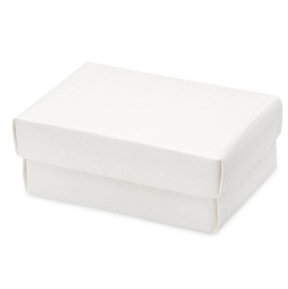 white wedding favour box