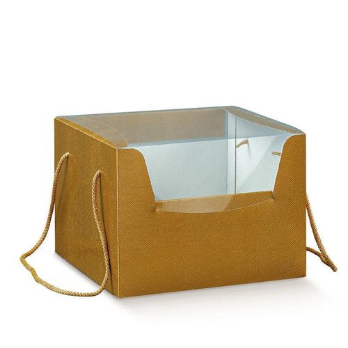 gold cake box