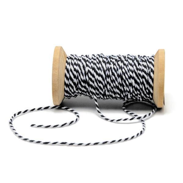 Eleganza Bakers Twine Black and White