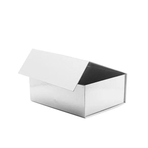 White magnetic gift box with window
