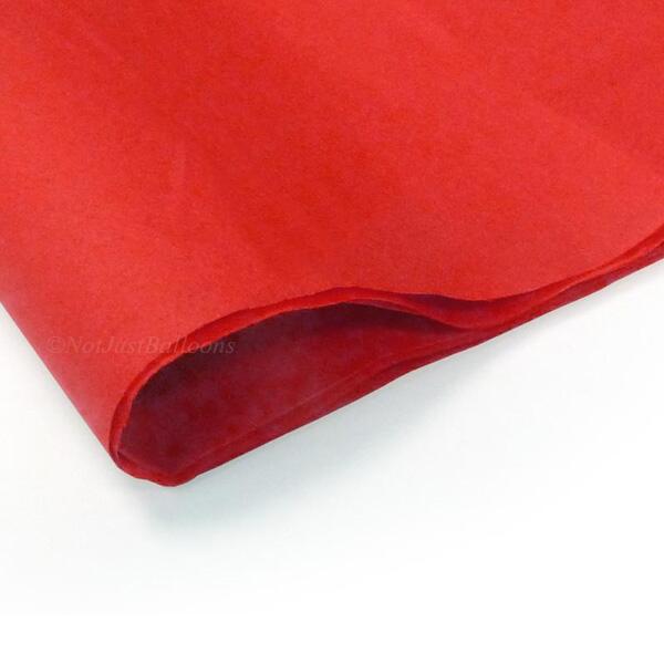 red tissue paper