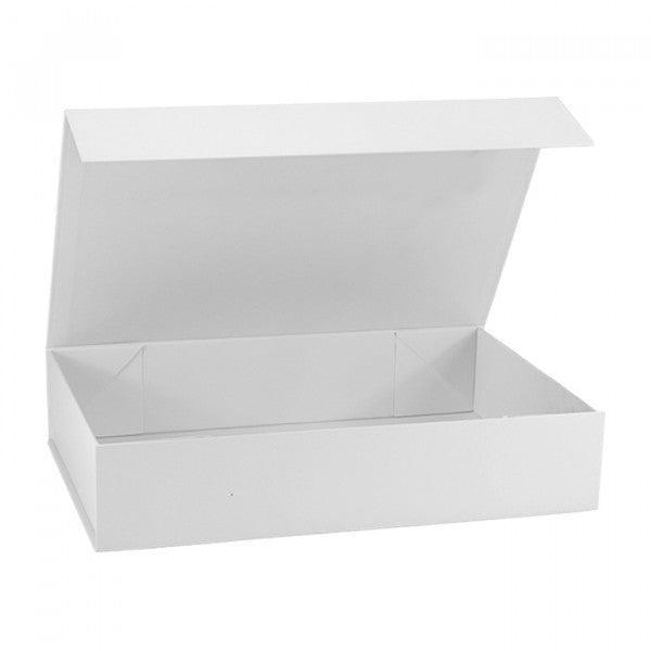White A4 shallow magnetic box