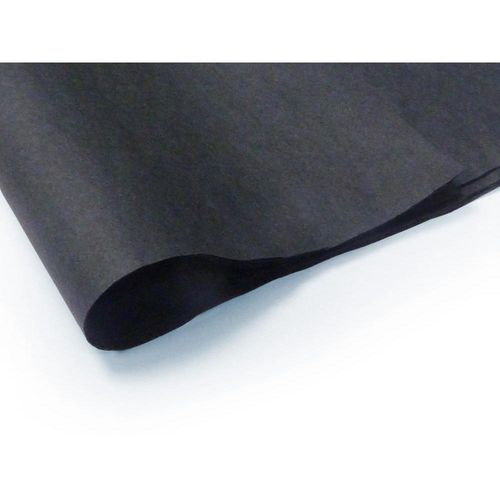 black tissue paper
