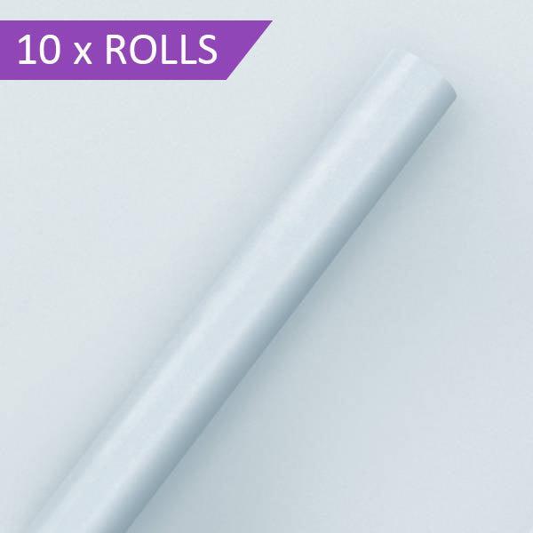 Plain Wrapping Paper 70 Cm X 2 M Roll Glossy White 