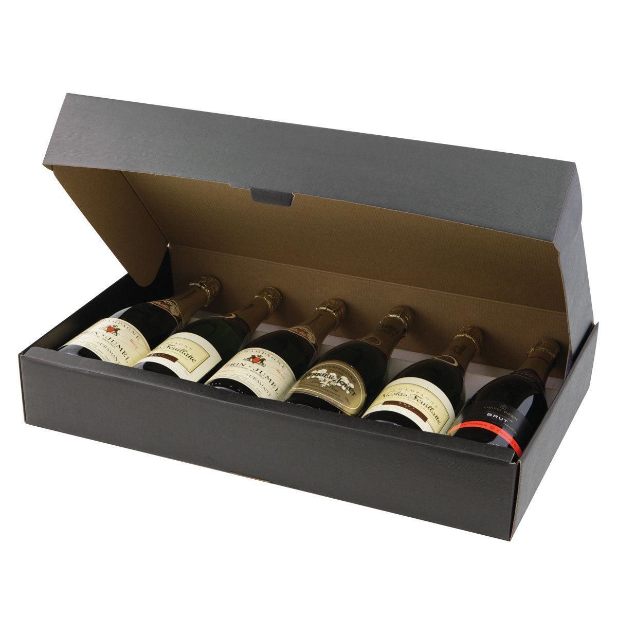 6 bottle wine box