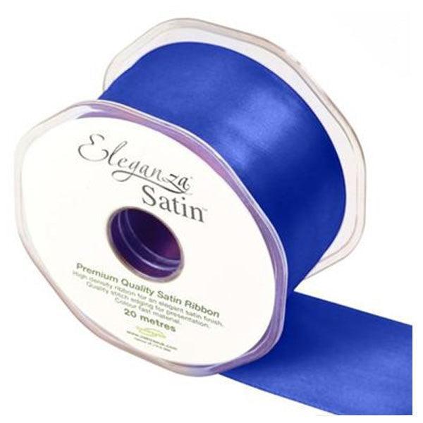Royal blue double faced satin ribbon hotsell