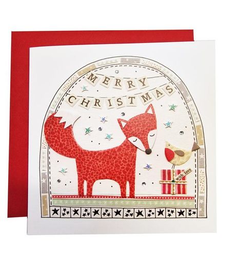 fox xmas card