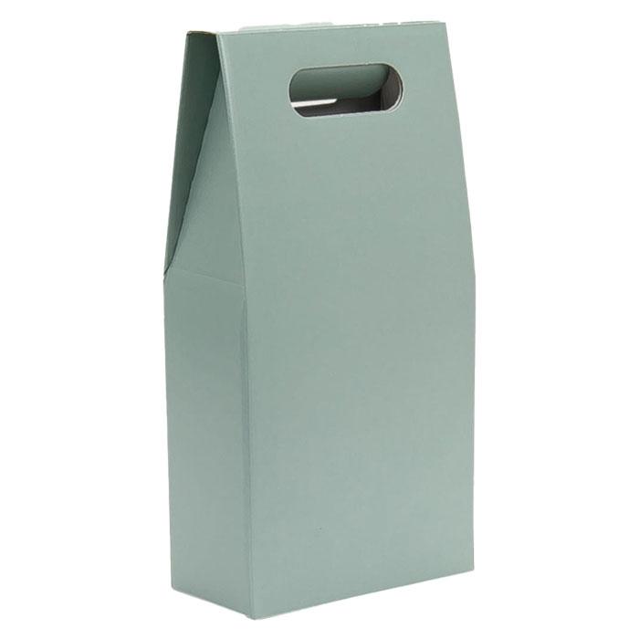 green double wine bottle box