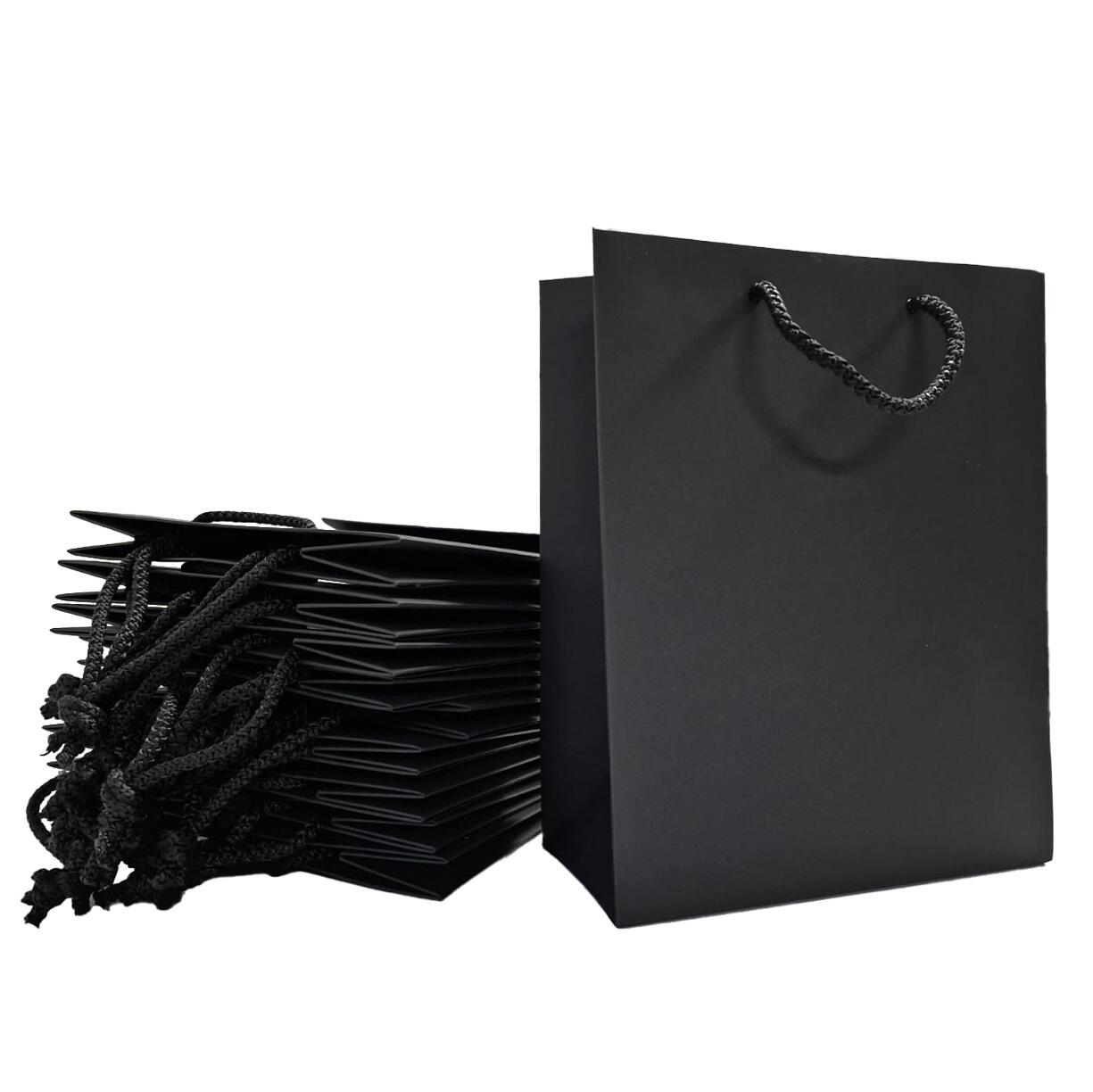 black matt gift bags