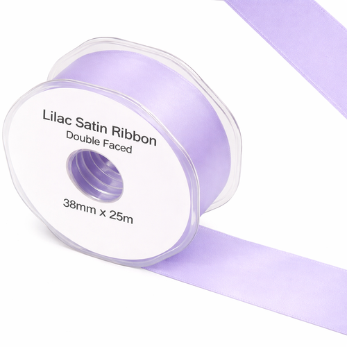 lilac satin ribbon wide