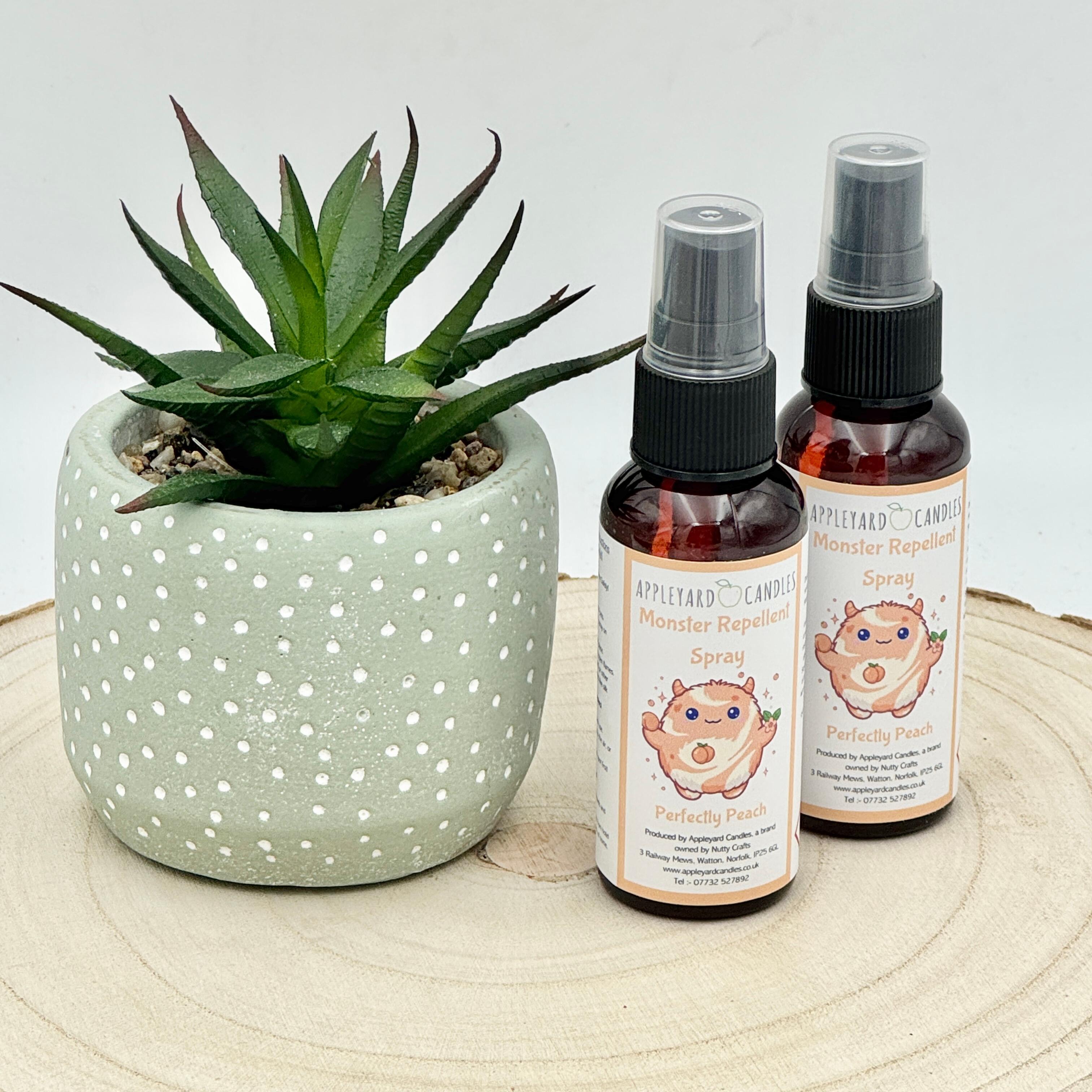 image of perfectly peach monster repellant spray
