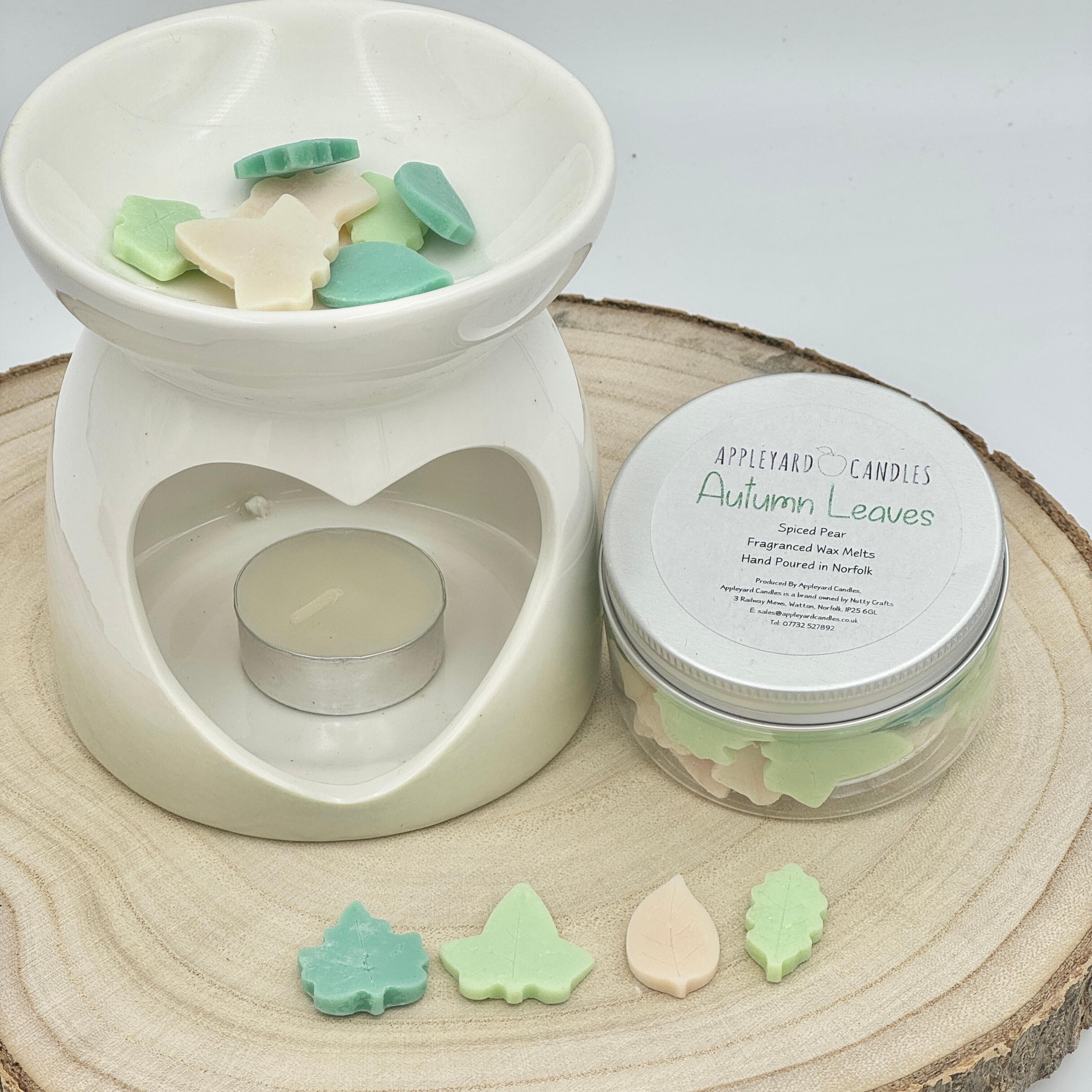 an image of the autumn leaves wax melts