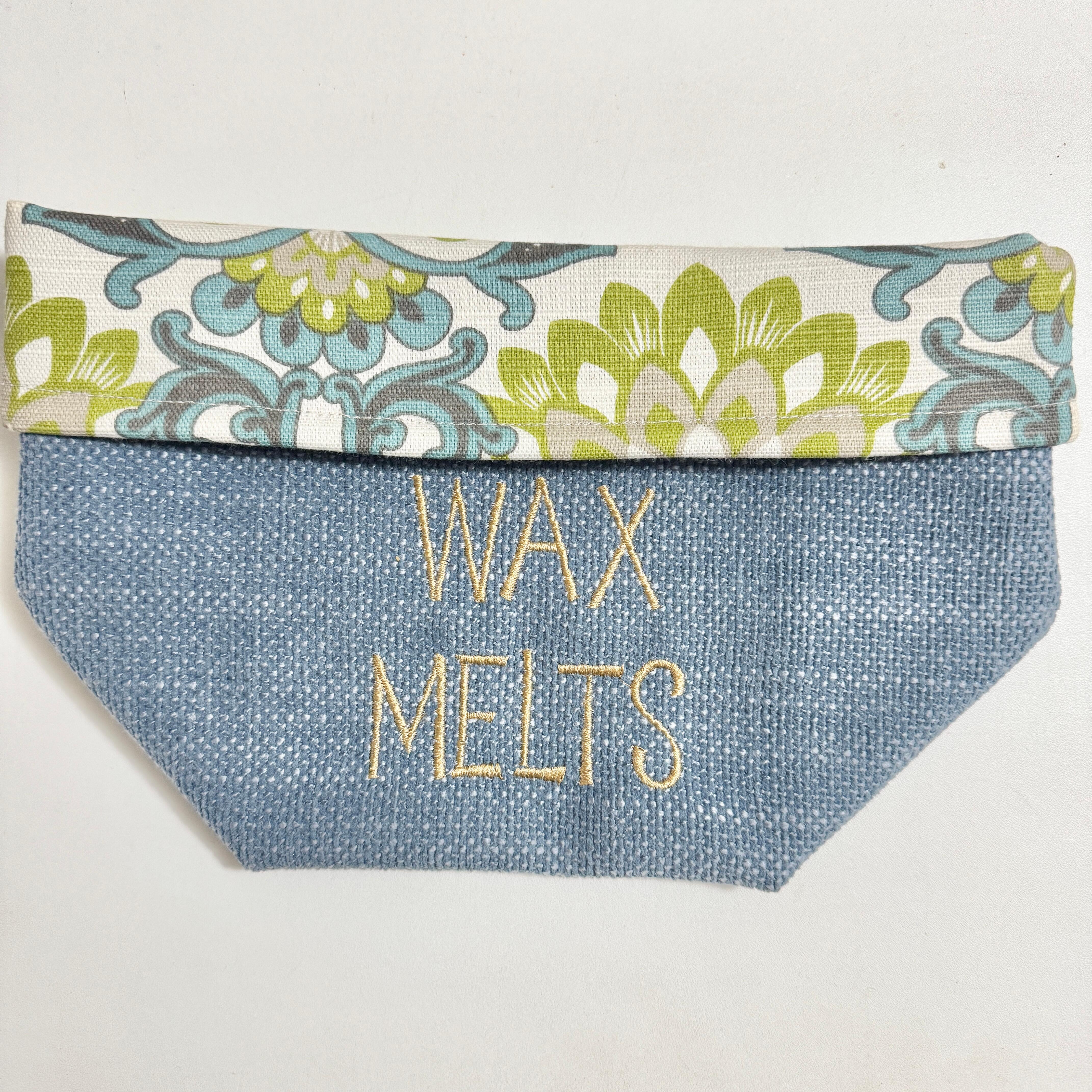 flat image of wax melt storage basket