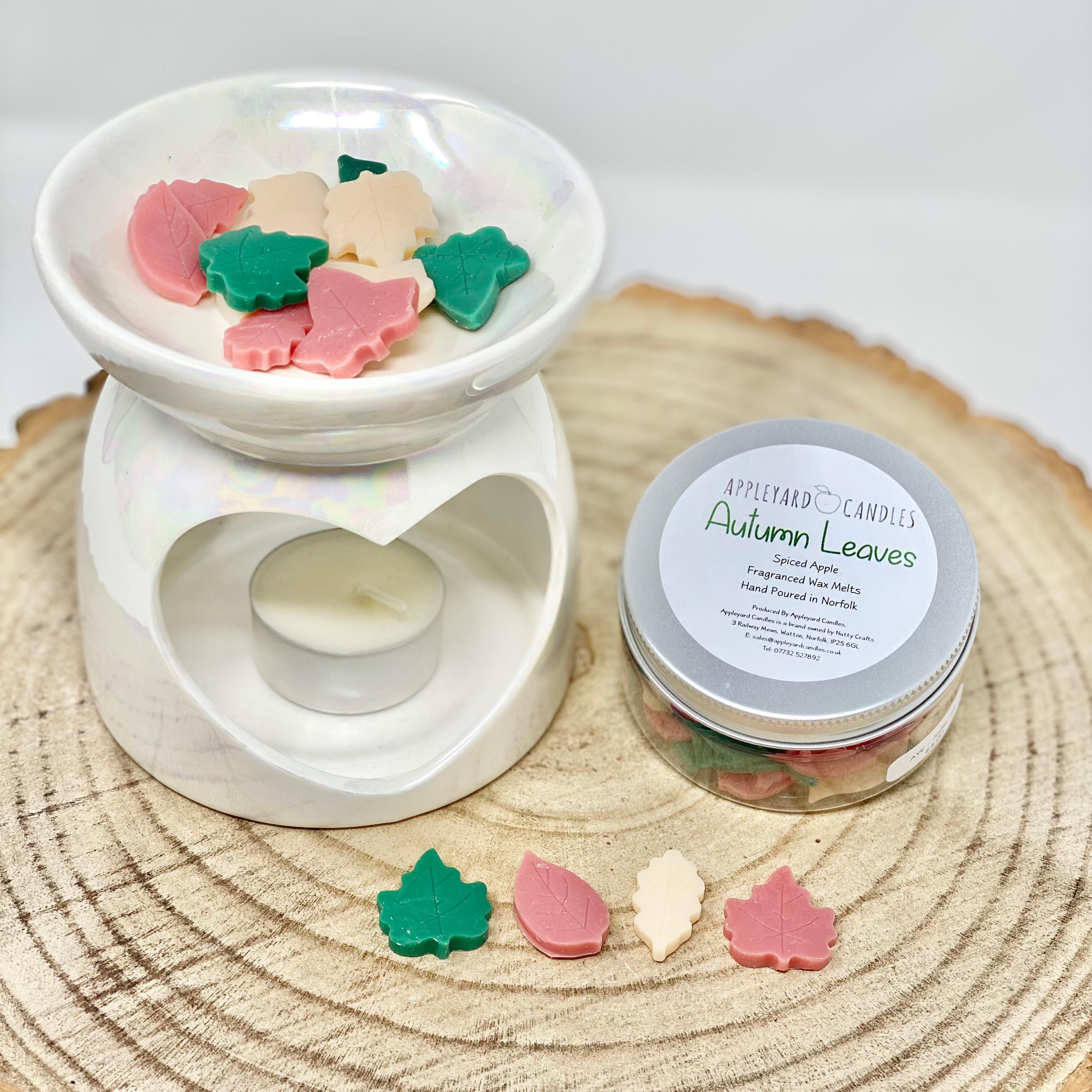 an image of the autumn leaves wax melts