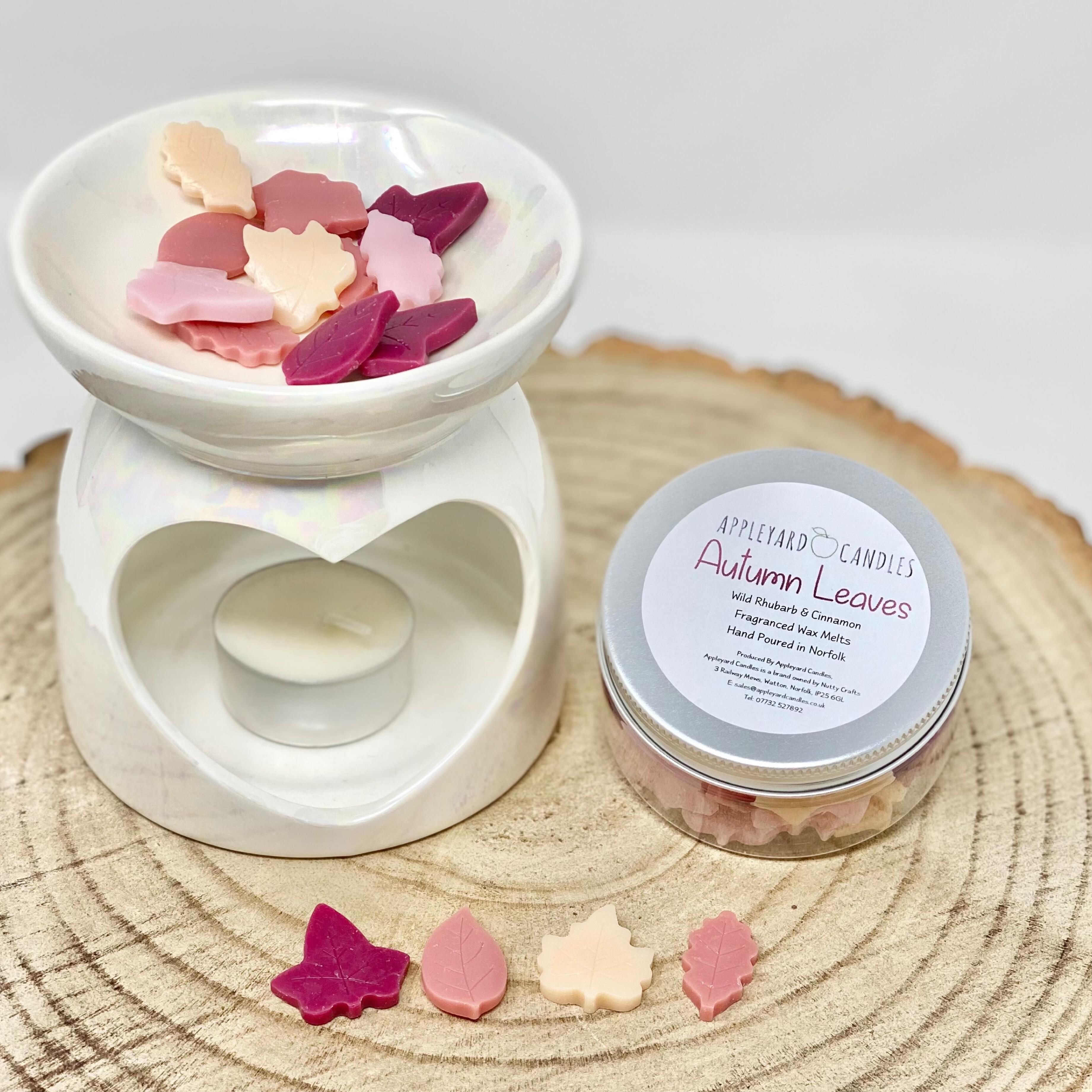 an image of the autumn leaves wax melts